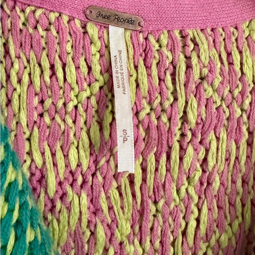 Free People Multicolor Geometric Cardigan - Picture 2 of 5